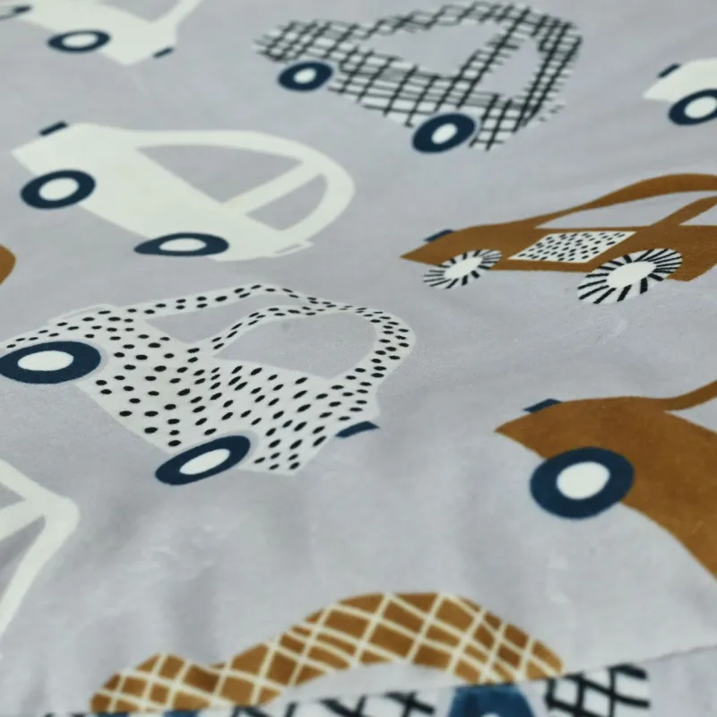 Round Footstool Pouffe - Premium Printed Fabric – view 75