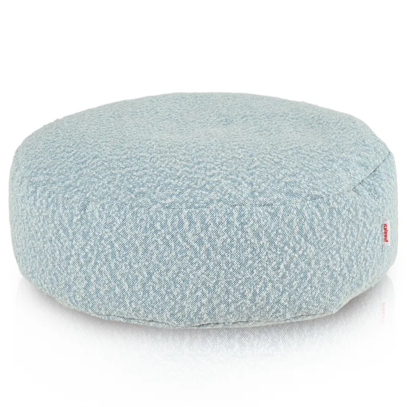 Round Footstool Pouffe - Premium Printed Fabric – view 79