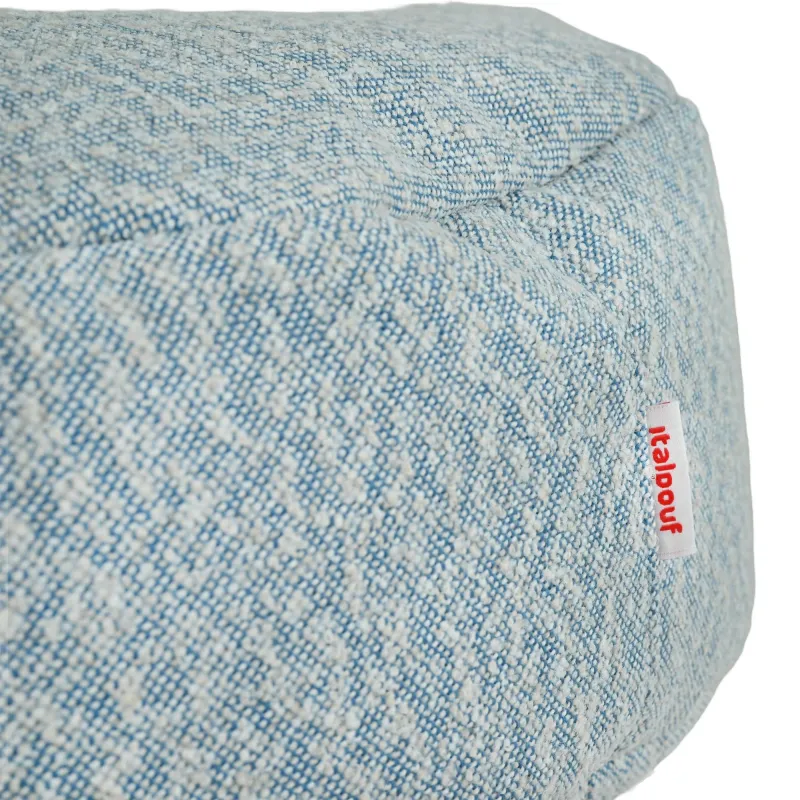 Round Footstool Pouffe - Premium Printed Fabric – view 80