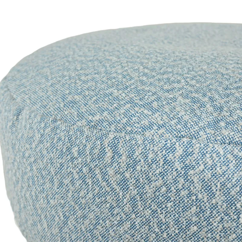 Round Footstool Pouffe - Premium Printed Fabric – view 82