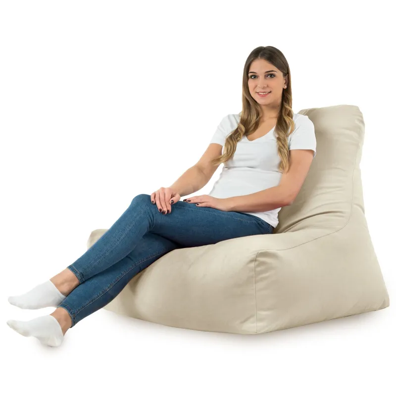 Bali Bean Bag Chair with Backrest - Soft Velvet – view 43