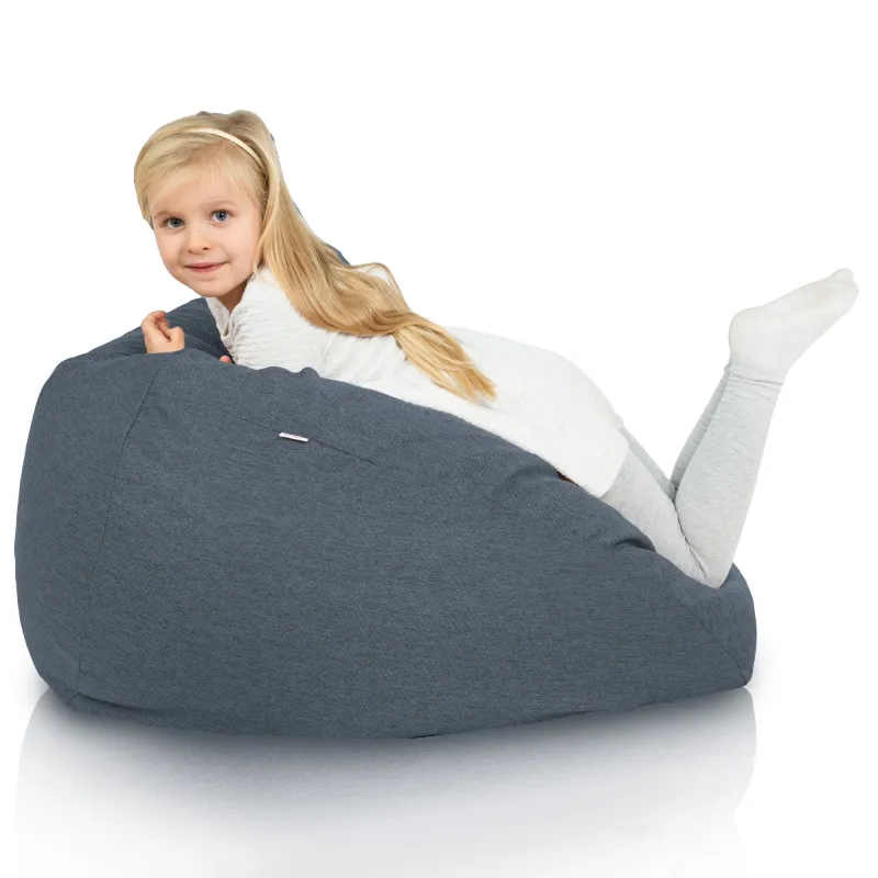 Kids Bean Bag Chair L - Eco-Recycled Fabric – view 3