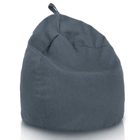 Kids bean bag chair L - eco-recycled fabric, perfect for children's rooms