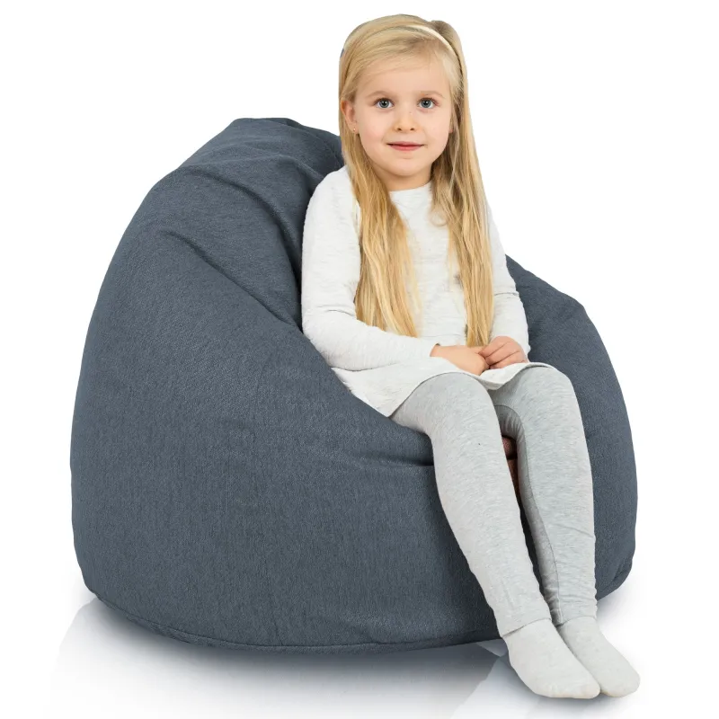 Kids Bean Bag Chair L - Eco-Recycled Fabric – view 4