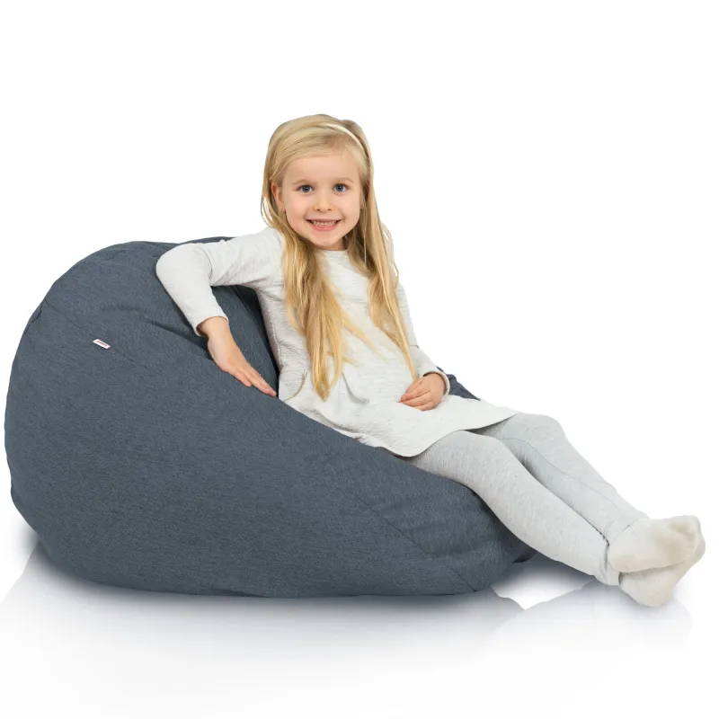 Kids Bean Bag Chair L - Eco-Recycled Fabric – view 5