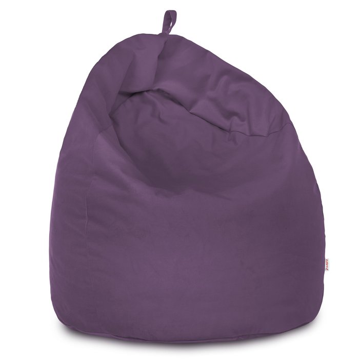 Purple bean bag XXL velvet