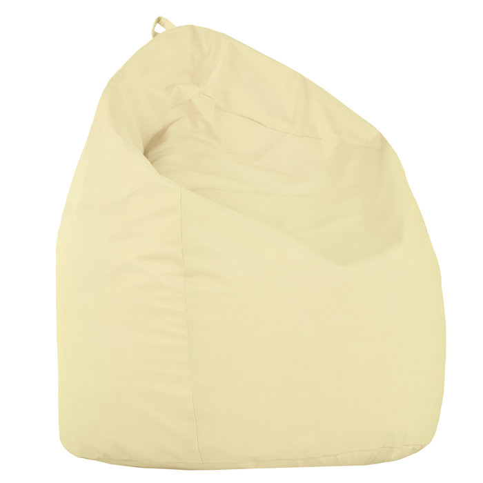 Creamy XL large bean bag PU leather