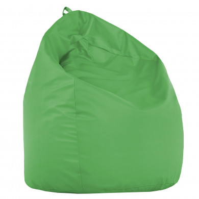 Green XL large bean bag PU leather
