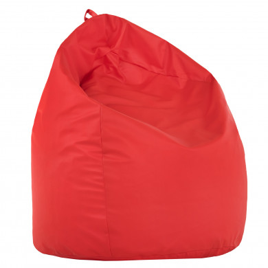 Red XL large bean bag PU leather