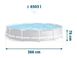 366x76 16in1 INTEX 26712 racked garden pool.