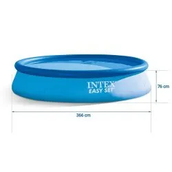 366 x 76 cm expandable garden pool set 15in1 INTEX 28132.