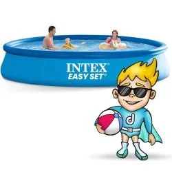 Garden expansion pool with pump 457 x 84 cm 4in1 INTEX 28158.