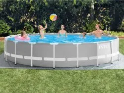 610 x 132 cm garden rack pool set 12-in-1 INTEX 26756.