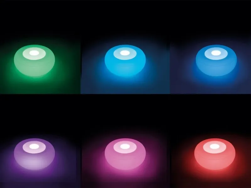 Colorful floating pool light, inflatable toy perfect for summer fun