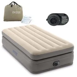 Velvet Airbed 191 x 99 x 51 cm with Built-in Electric Pump INTEX 64162ND