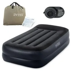 Velvet Airbed 191x99x42 cm with Built-in Electric Pump INTEX 64122ND