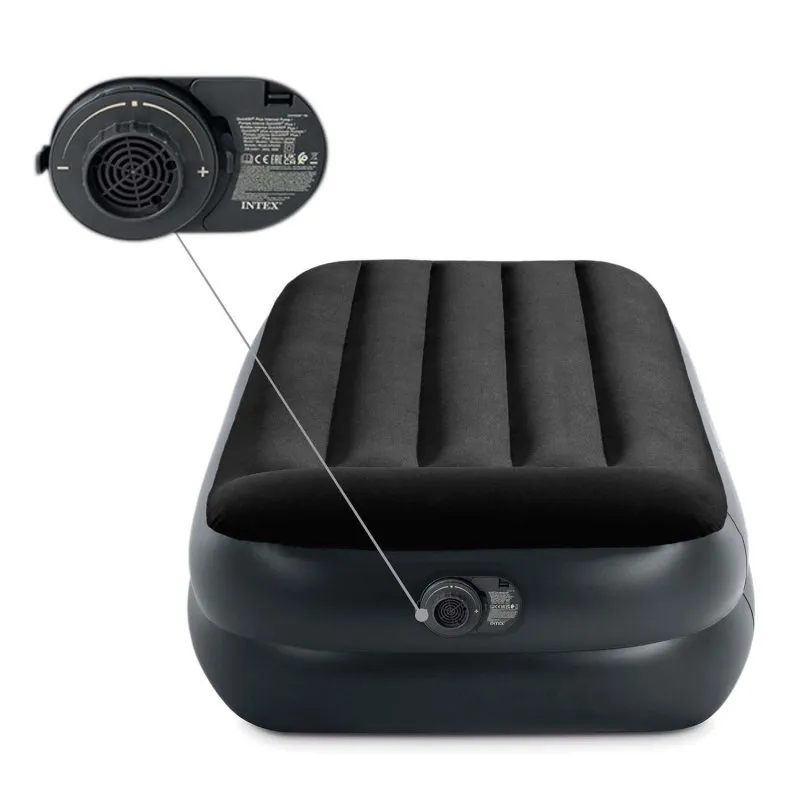 Velour mattress 191x99x42cm with built-in electric pump INTEX 64122ND