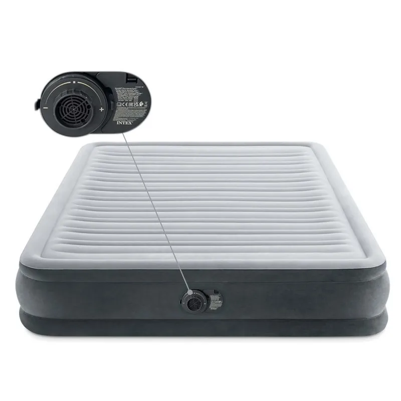 Inflatable mattress 203x152x33 with built-in electric pump INTEX 67770ND.
