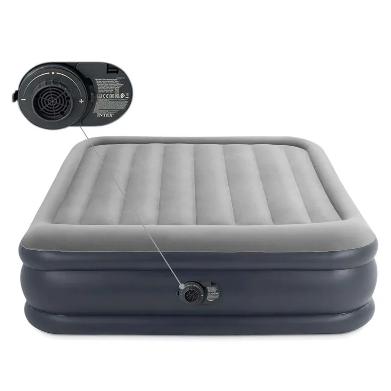 Inflatable mattress with built-in electric pump 203x152x42 cm INTEX 64136ND.