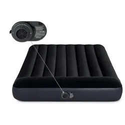 Inflatable mattress with built-in pump two-person INTEX 64148.
