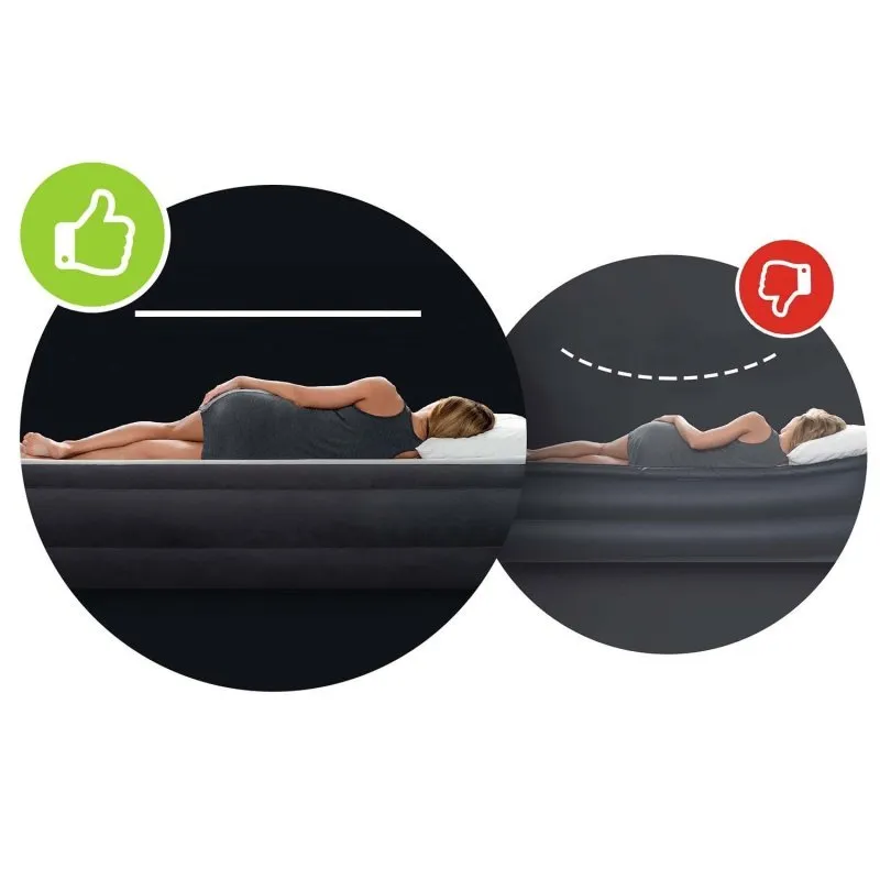 Inflatable mattress with built-in foot pump INTEX 64762