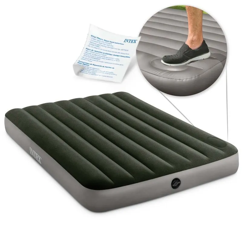 Inflatable mattress with built-in foot pump INTEX 64762