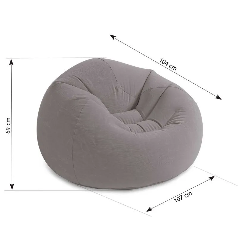 Inflatable armchair inflatable pouffe INTEX 68579