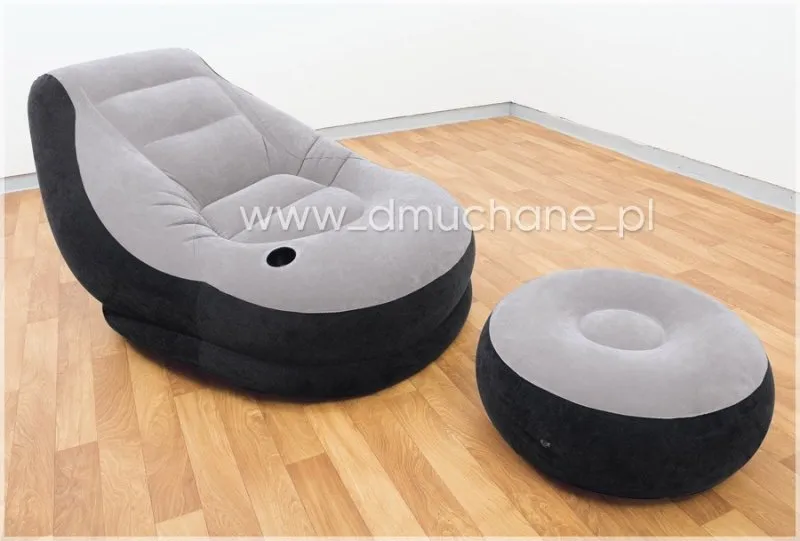 Inflatable chair + footrest 130 x 99 x 76 cm INTEX 68564.