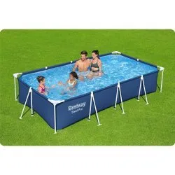 Racked garden pool 400 x 211 x 81 cm 15in1 Bestway 56405N.