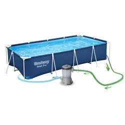 Racked garden pool 400 x 211 x 81 cm 15in1 Bestway 56405N.