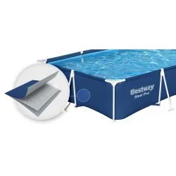 Racked garden pool 400 x 211 x 81 cm 15in1 Bestway 56405N.