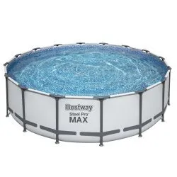 488 x 122 cm 19in1 Bestway 5612Z racked garden pool.