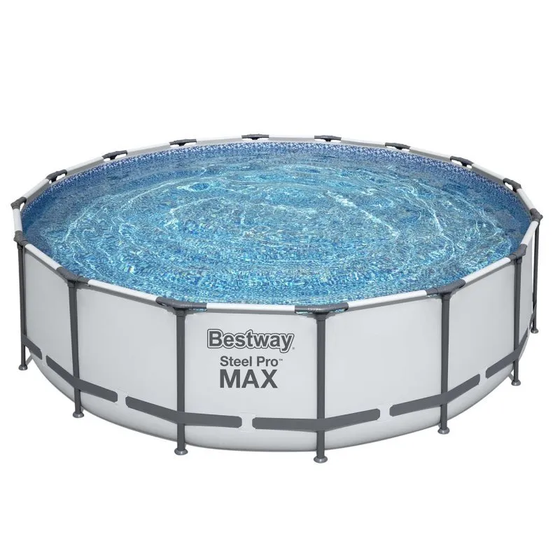 488 x 122 cm 19in1 Bestway 5612Z racked garden pool.