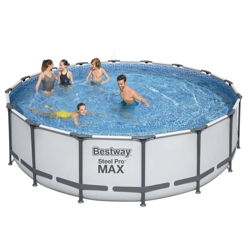 488 x 122 cm 19in1 Bestway 5612Z racked garden pool.