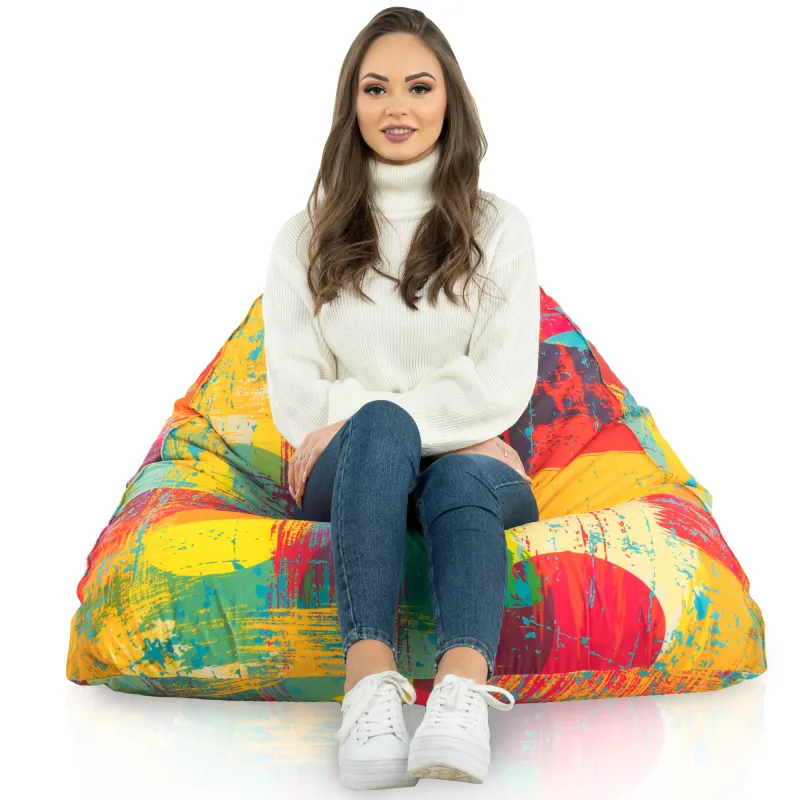 Bermuda XL Floor Seat Bean bag - Premium Printed Fabric – view 44