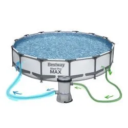 427 x 84 cm frame garden pool set 17in1 Bestway 56595.