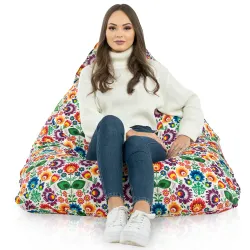 Bermuda XL Floor Seat Bean bag - Premium Printed Fabric – view 45
