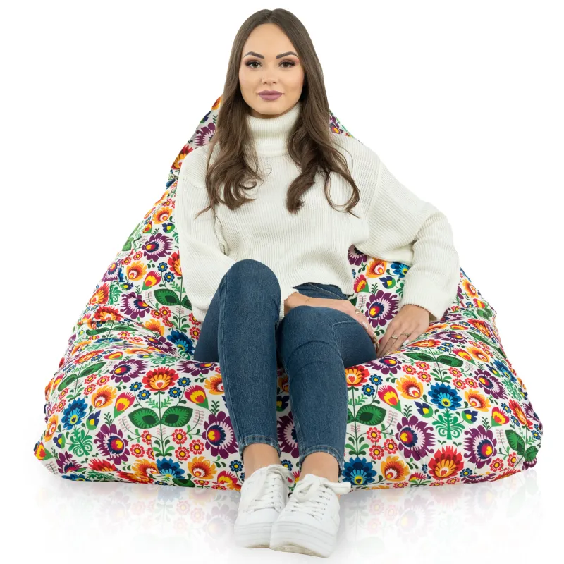 Bermuda XL Floor Seat Bean bag - Premium Printed Fabric – view 45