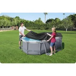 Cover for oval frame pool 300 x 200 x 84 cm Bestway 58424.