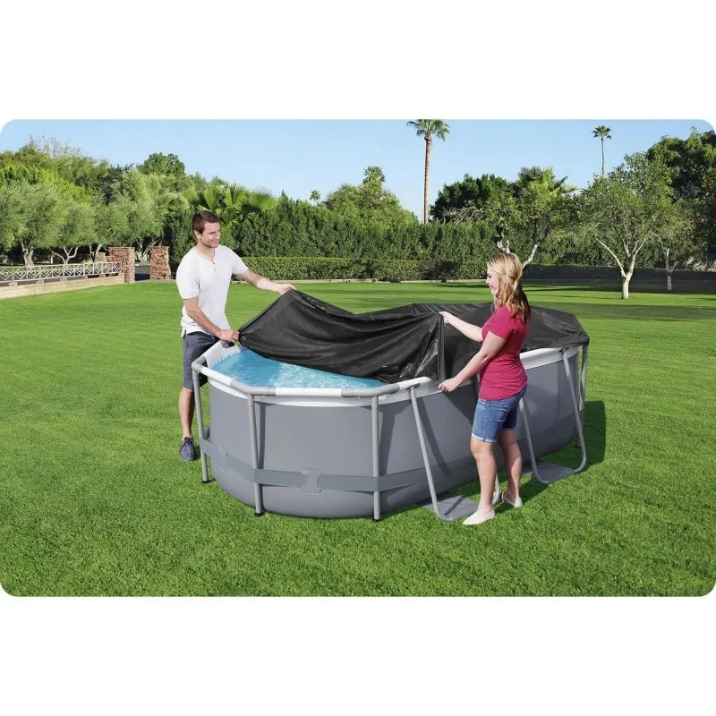 Cover for oval frame pool 300 x 200 x 84 cm Bestway 58424.