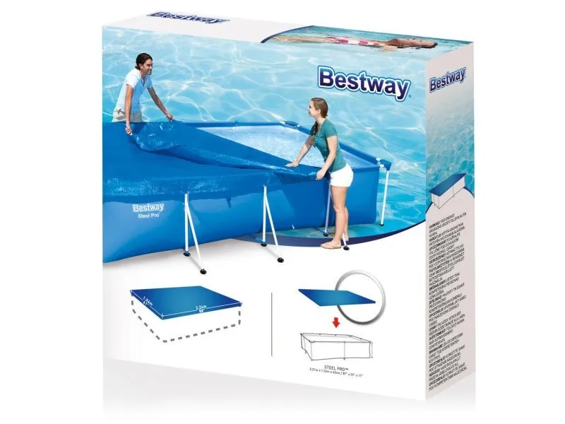 Rectangular cover 224 x 154 cm Bestway 58103.