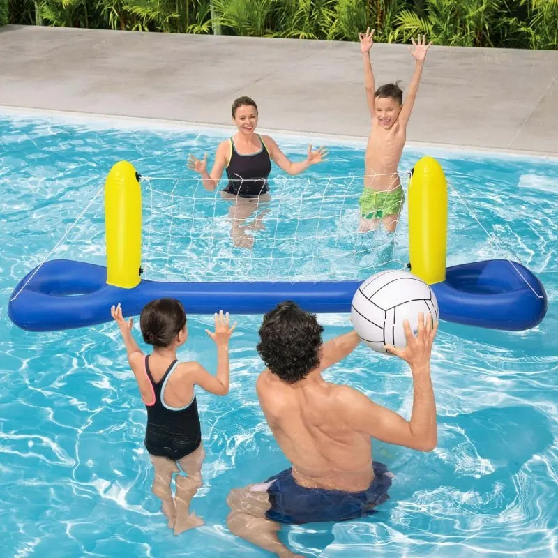 Floating pool volleyball set 252 x 64 cm Bestway 52133.