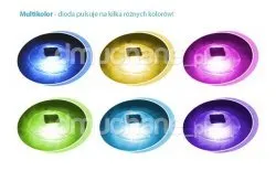 Bestway 58111 solar pool light 18cm dia.