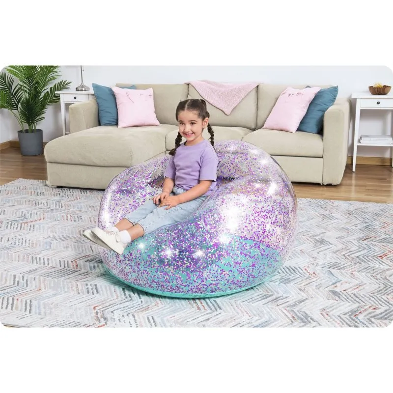 Glitter inflatable armchair Bestway 75115
