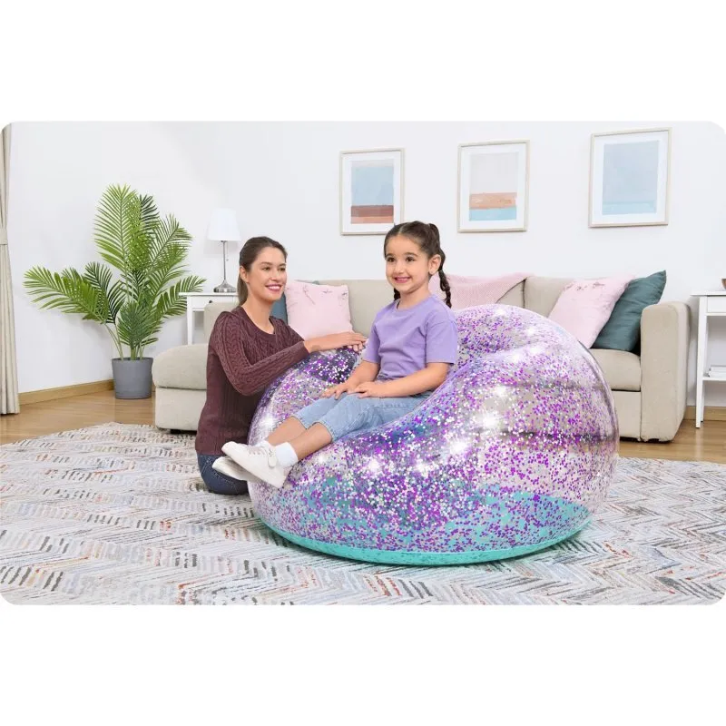 Glitter inflatable armchair Bestway 75115