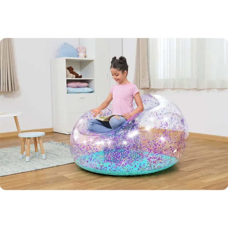 Glitter inflatable armchair Bestway 75115