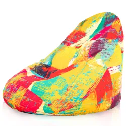 Drop XXL Highback Bean Bag Chair - Premium Printed Fabric