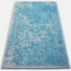 Dywan Vintage 22208/054 turkus / krem rozeta klasyczny