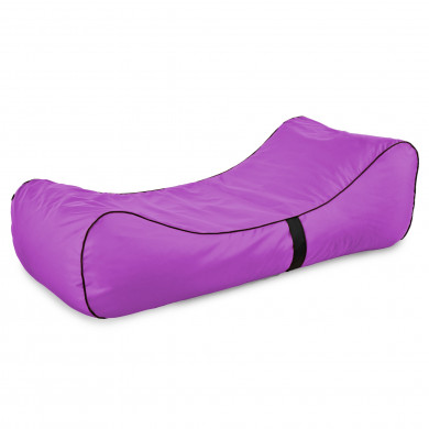Purple bean bag chair lounge sole outdoor