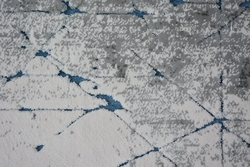 Dywan AKRYL YAZZ 6076 BETON niebieski / szary 